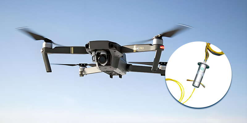 slip rings application in drone