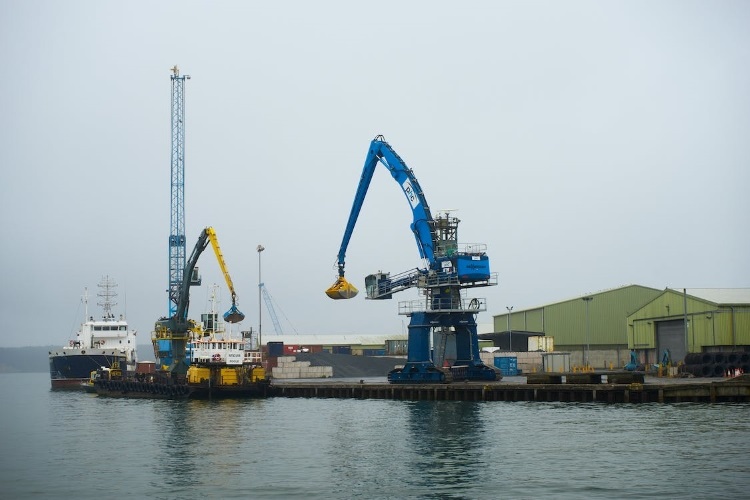 slip rings application for harbor machinery
